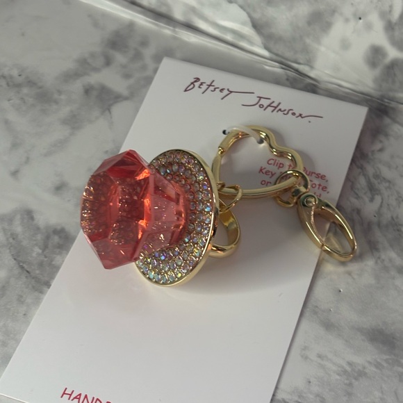 Betsey Johnson Ring Pop bag charm - Picture 3 of 7
